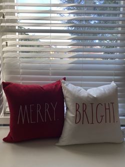 Rae Dunn Christmas Decor Pillows