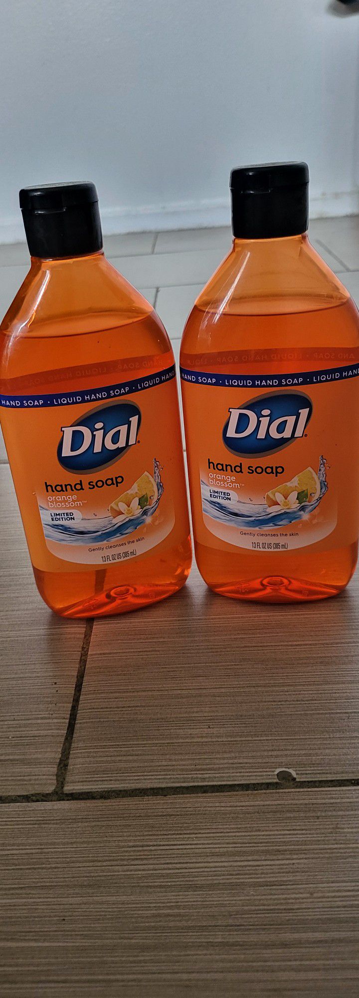 Bundle of two Dial Hand Soap Limited Edition 13oz Orange Blossom Scent Brand New