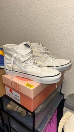 Vans Sk8-Hi White High-Top Sneakers