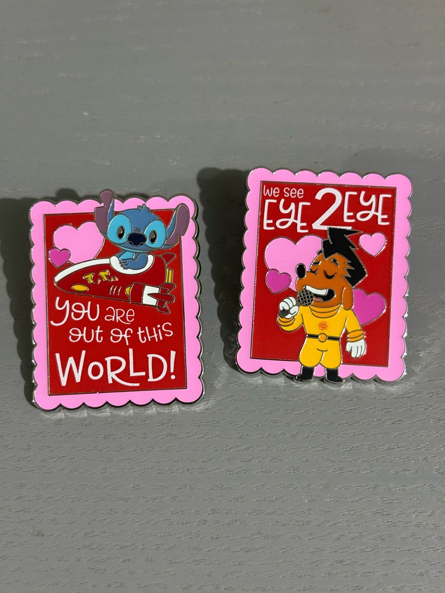 Disney Valentine’s Day pins 2026