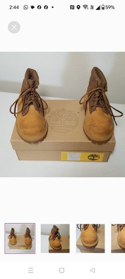 Timberland Toddler Boots Size 6 Wheat color