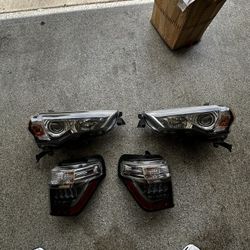 2019 Toyota 4Runner TRD Pro Stock Headlights & Taillights