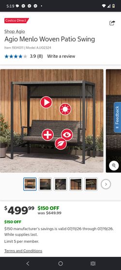 patio swing