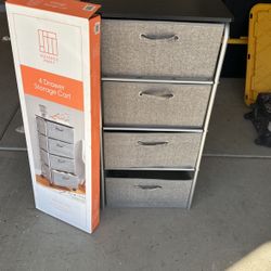 4 Drawer Storage Carts-brand New X3