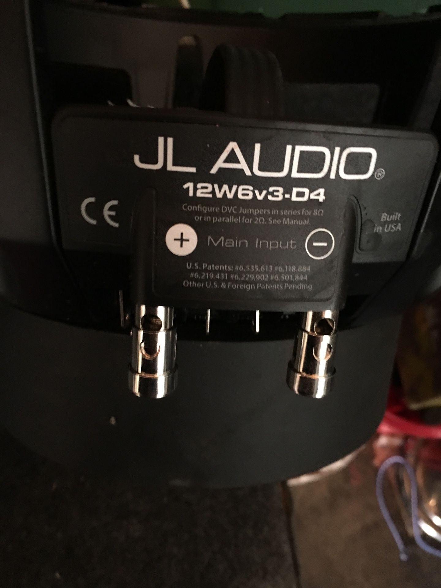Jl audio 12” W6 NEEDS REBUILD