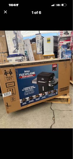 FlexFlame Plus 3-Burner Outdoor Cooking BBQ, 5-in-1 Propane and Electric Grill, Smoker, Roaster, Pizza Maker in Black