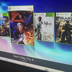 XBOX 360 RGH W/ AURORA DASHBOARD 30+ GAMES