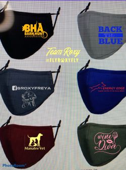 Custom Cotton Masks $ 5 Each Washable And Soft Your Own Design and color