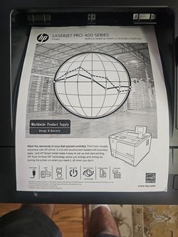 HP laser jet pro 400 READ DESCRIPTION