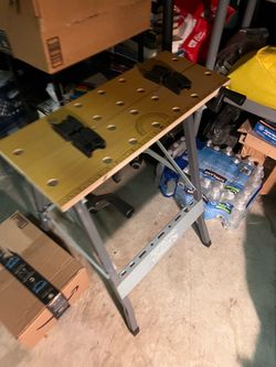 Portable clamp work table