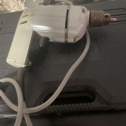 Vintage 1970’s B+D Black And Decker 3/8” Drill 