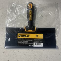 10in Blue Steel Dewalt Taping Knife 
