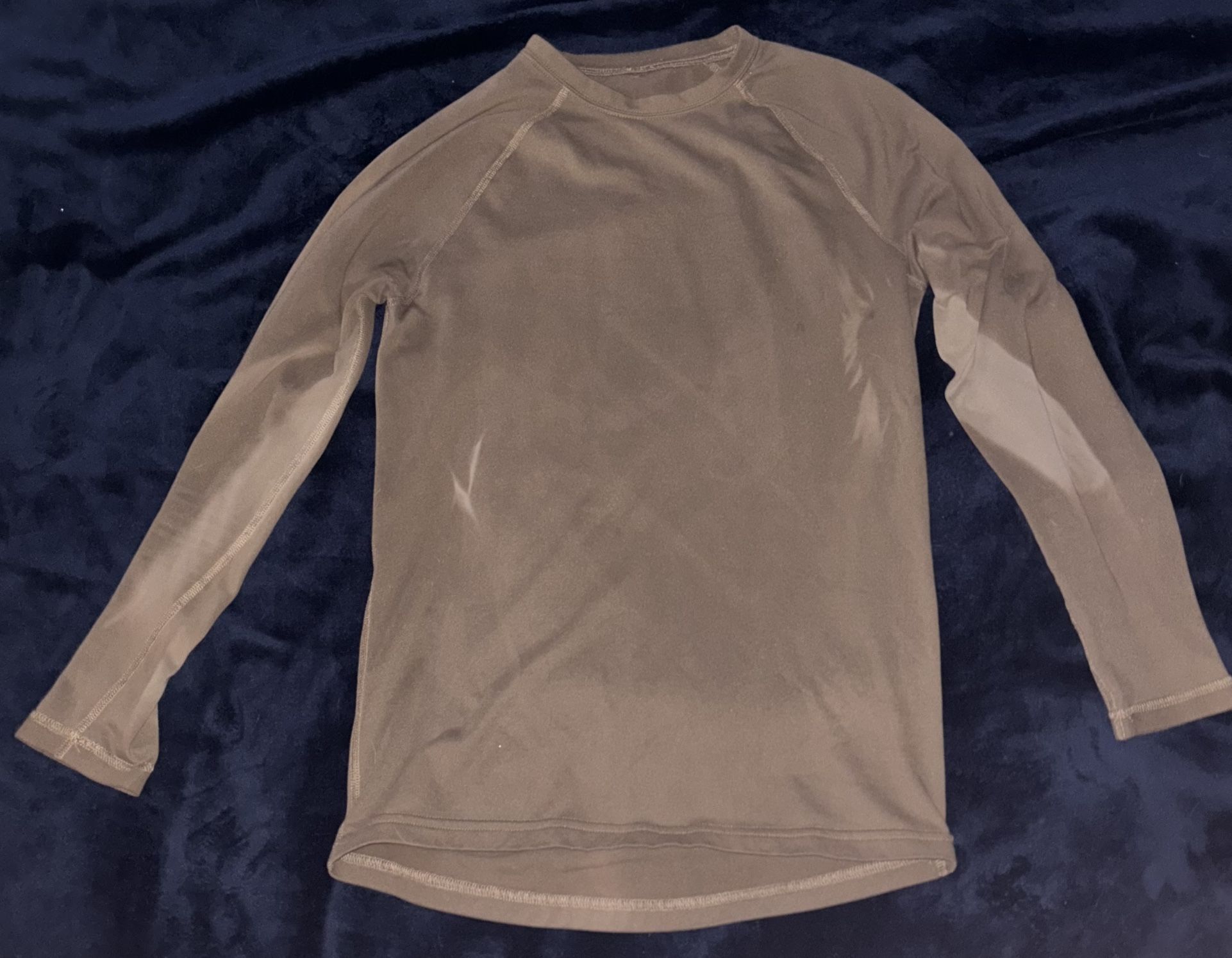 Men’s Outerwear Fleece Long Sleeve Shirt Size Medium