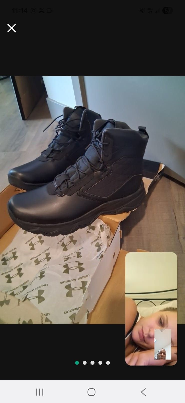 Under Armour Boots size 12