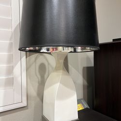 Like New Sculpture Night Stand White For Sale