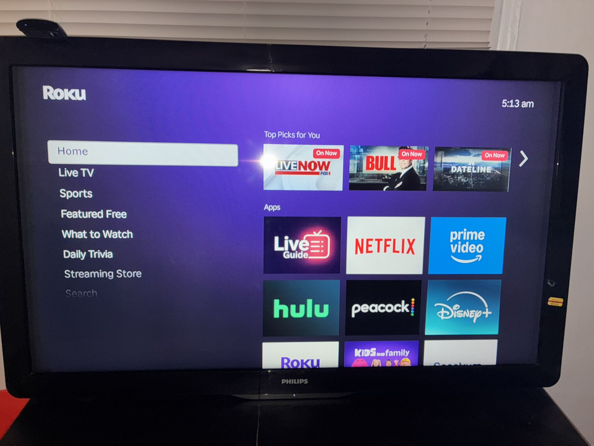 Philips TV with Roku