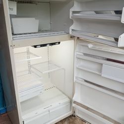 working clean refrigerator