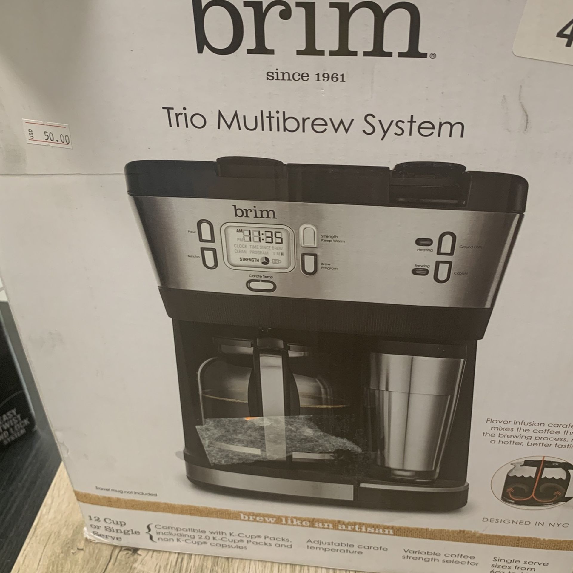Drip Coffee Machine Brim Trio Multibrew Coffee Maker
