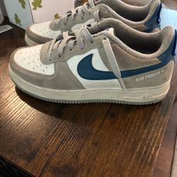Grey and Navy Athletic Club Air Force 1