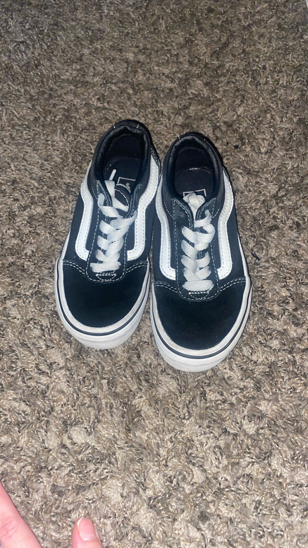 Kids Vans Old School Black & White