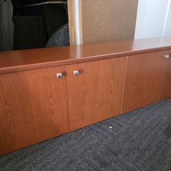 6 Ft Credenza / TV Stand – Low Profile, Clean Condition - $80 OBO