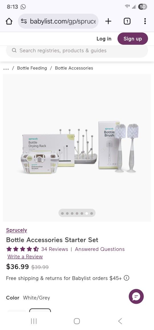 Sprucey Bottle Accessories Starter Set