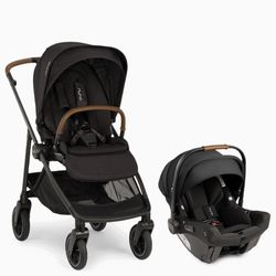 Nuna swiv + pipa urbn travel system Caviar 