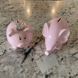 Pink Piggy Banks