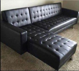 Brand New Black Sectional Sofa
