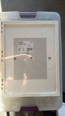 White picture frames with Mat. 12 x 16”
