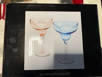 2 piece Margarita glass set