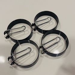 Stainless Steel Egg Set of 4, Nonstick Fried Egg and Pancake
