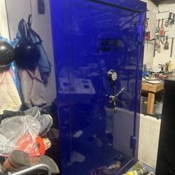 Giant Royal blue Safe