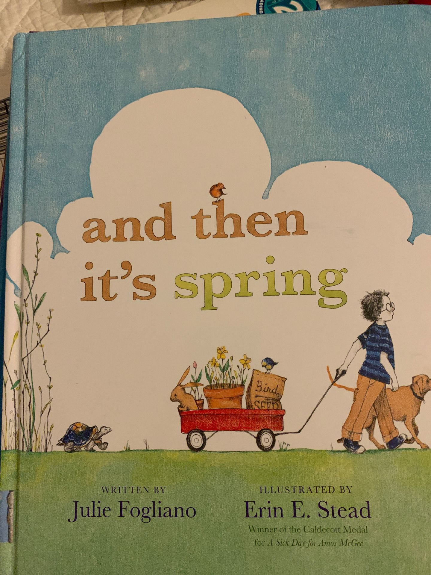 And then it’s spring book