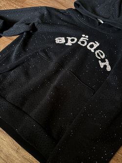vvs sp5der hoodie black