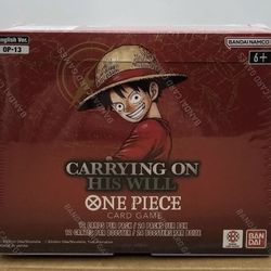 One Piece English OP-13 Carrying On His Will Booster Boxes Sealed