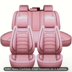 Fundas para Asientos de Coche de 5 Plazas, Diseño de Lujo con Modelado 3D, Juego Completo de Cuero NAPPA Adecuado para la Mayoría de los Modelos - Con