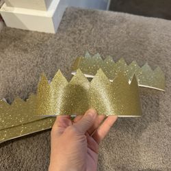 Gold Princess Crowns For Bday Party 