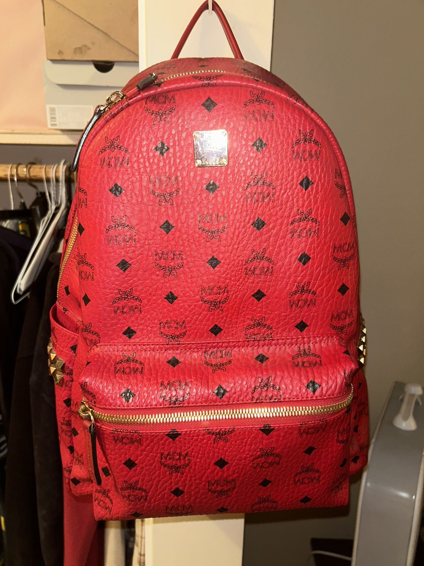 MCM Backpack (Red)