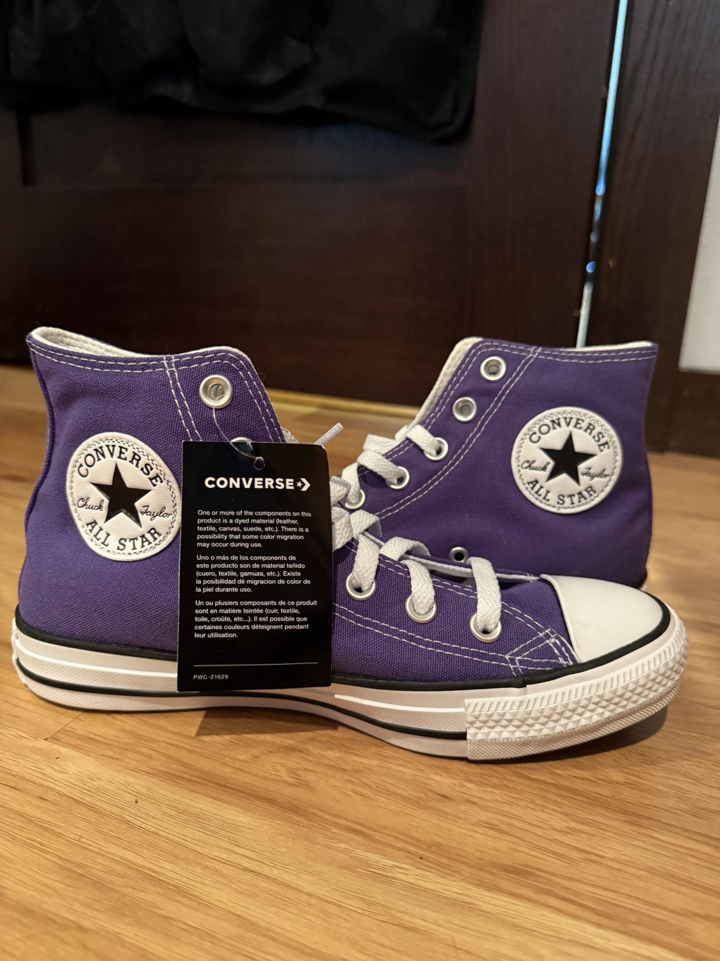 Purple High-Top Converse!