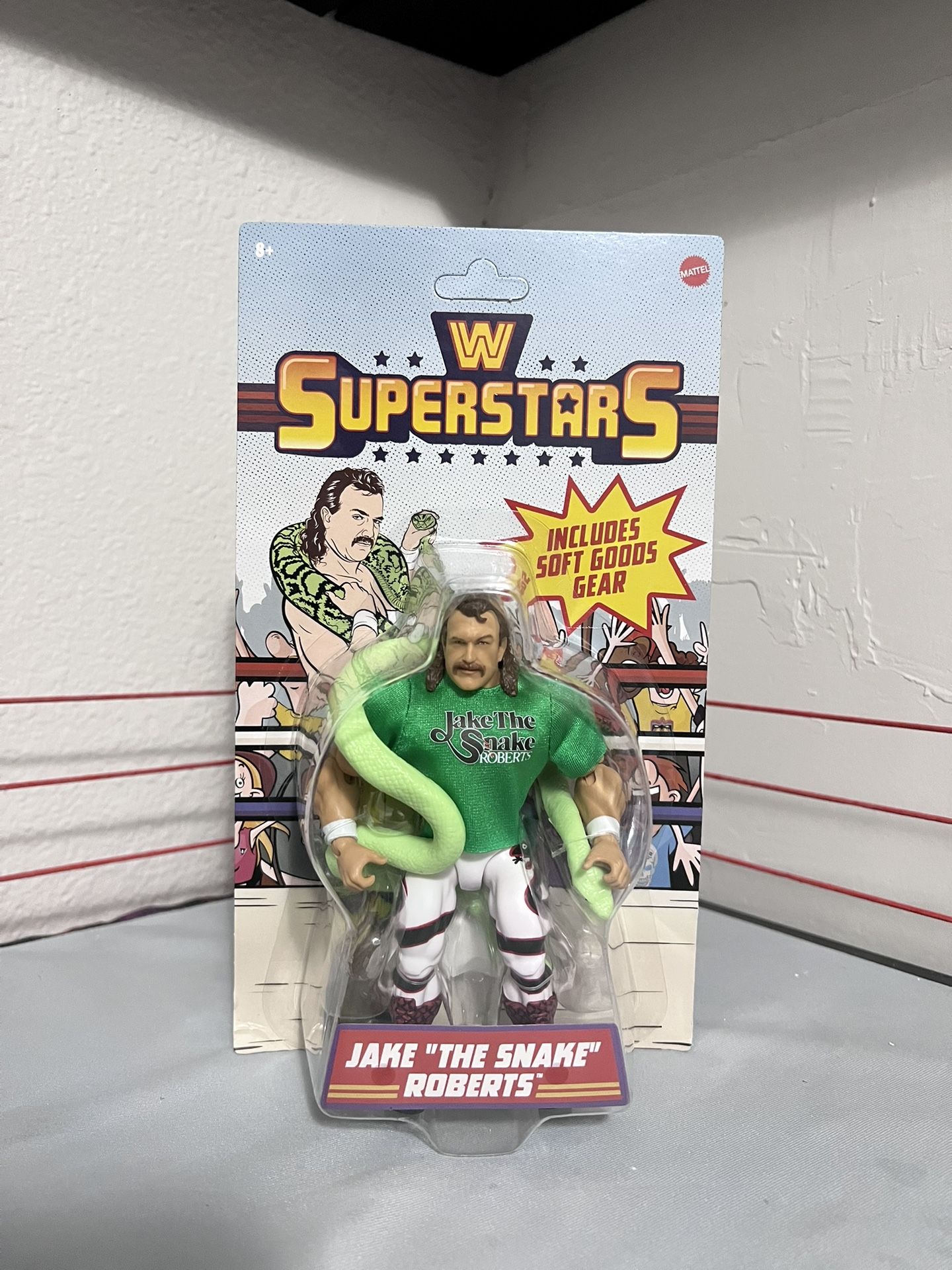 WWE Superstars Series 13 Jake "The Snake" Roberts Figure White (CHASE) Unpunched