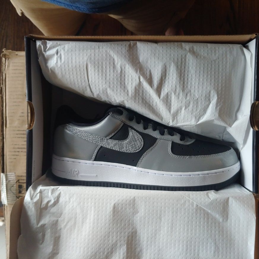 NIKE AIR FORCE 1 SILVER SNAKE 11.5