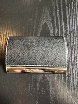 Black And Silver Allstate Business Card Holder