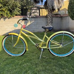 Sun Bicycles Beach Cruiser - Yellow/blue