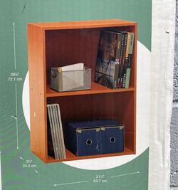 2 Tier Bookcase Shelf Brand New