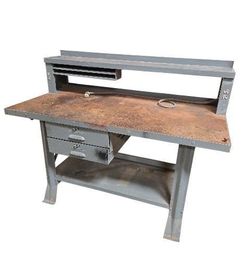 Vintage Press Weld Heavy Duty Work Bench Table