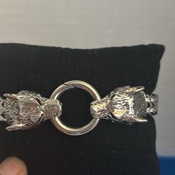 Men’s bracelet “Wolf And Circle 