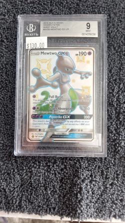 Pokemon Mewtwo GX SV59 BGS 9