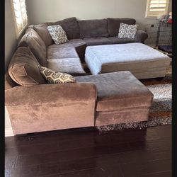 Wraparound Couch Ottoman 