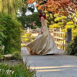 Gold Formal Dress 